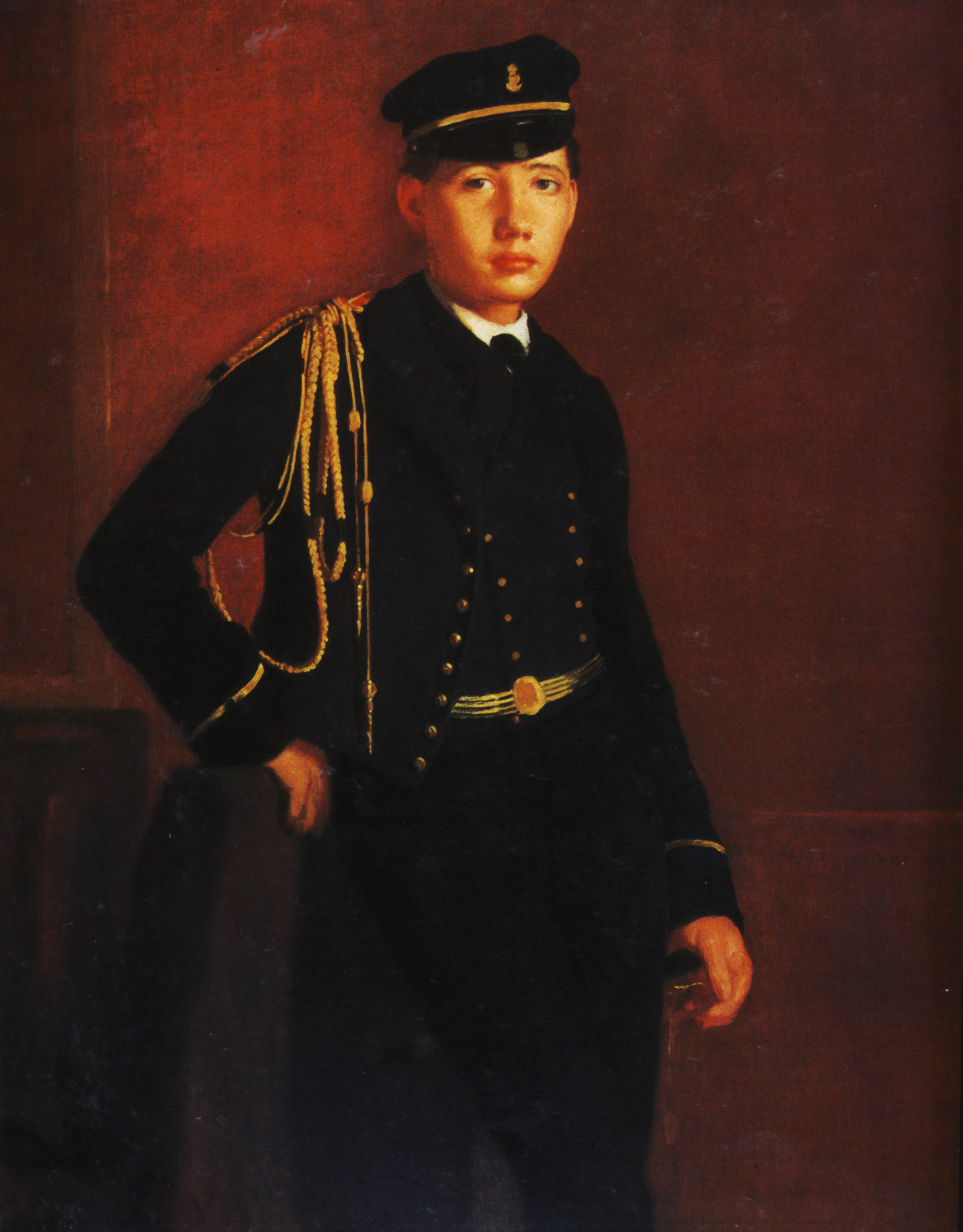 Achille de Gas as a Naval Cadet 1857